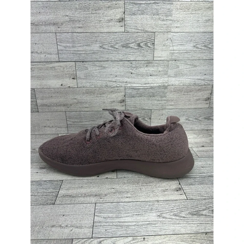 Allbirds Wool Runners Men Sz 10 Heathered Purple Merino Wool Sneakers PO 0152